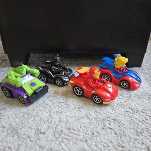 Marvel Pull Back Cars Set Of 4 - 2019